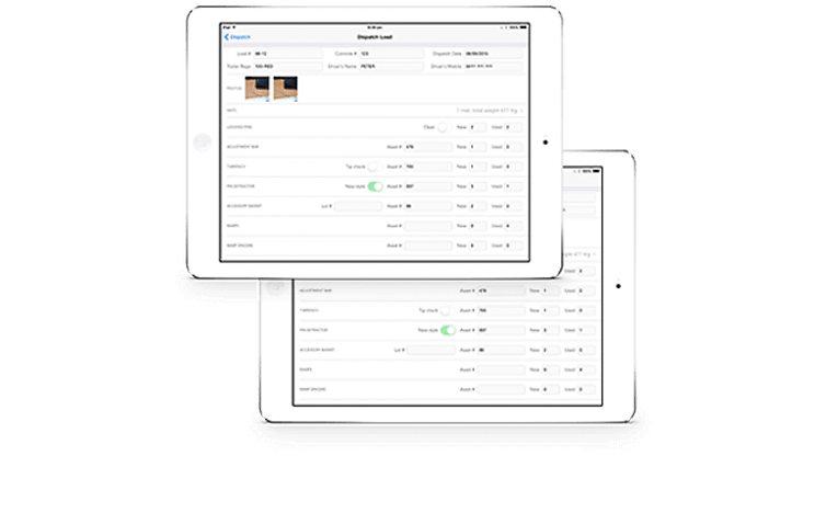 JWA App For Vehicles & Mats Tracking